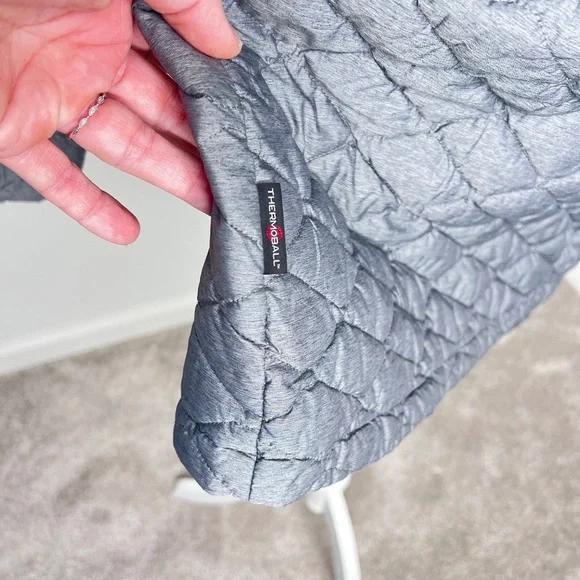 The North Face Thermoball Parka Gray Jacket Coat S - Picture 7 of 9